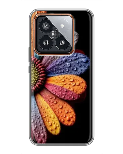 Чехол для Xiaomi 14 Pro с картинкой «Радужный цветок» Чехол для Xiaomi 14 Pro с картинкой «Радужный цветок»