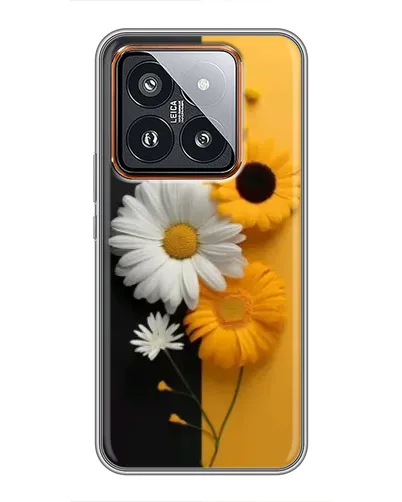 Чехол для Xiaomi 14 Pro с картинкой «Подсолнух и ромашка» Чехол для Xiaomi 14 Pro с картинкой «Подсолнух и ромашка»