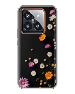 Чехол для Xiaomi 14 Pro с картинкой «Цветочная композиция»