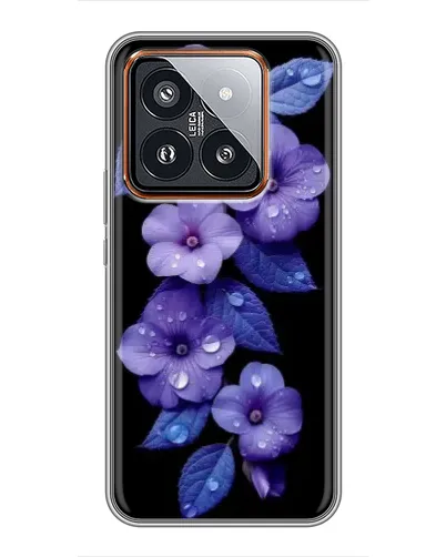 Чехол для Xiaomi 14 Pro с картинкой «Фиолетовые цветы с росою» Чехол для Xiaomi 14 Pro с картинкой «Фиолетовые цветы с росою»