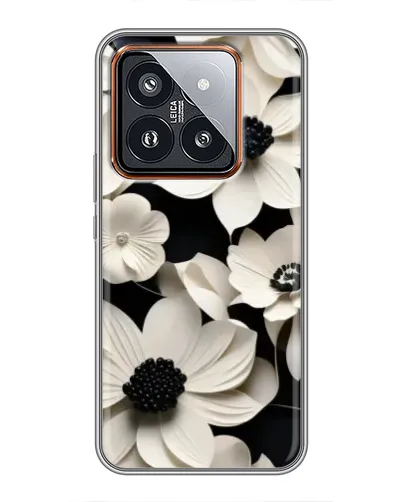 Чехол для Xiaomi 14 Pro с картинкой «Объемные белые цветы» Чехол для Xiaomi 14 Pro с картинкой «Объемные белые цветы»