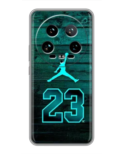 Чехол для Xiaomi 14 Ultra с картинкой «Jordan Cyan 23» Чехол для Xiaomi 14 Ultra с картинкой «Jordan Cyan 23»