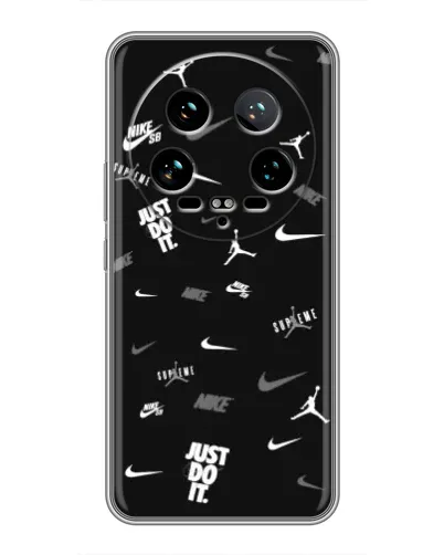 Чехол для Xiaomi 14 Ultra с картинкой «Nike Black Pattern» Чехол для Xiaomi 14 Ultra с картинкой «Nike Black Pattern»