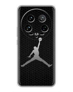 Чехол для Xiaomi 14 Ultra с картинкой «Jordan Dark Carbon»