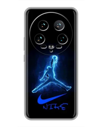 Чехол для Xiaomi 14 Ultra с картинкой «Jordan Neon Blue» Чехол для Xiaomi 14 Ultra с картинкой «Jordan Neon Blue»