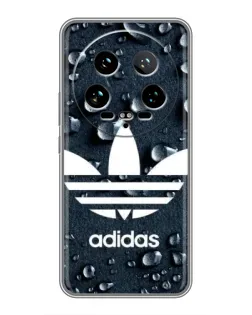 Чехол для Xiaomi 14 Ultra с картинкой «Adidas Trefoil Blue»