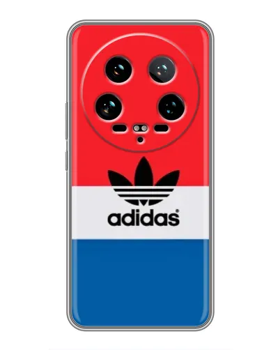 Чехол для Xiaomi 14 Ultra с картинкой «Ретро блоки Adidas»