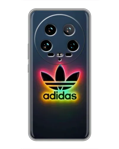 Чехол для Xiaomi 14 Ultra с картинкой «Неоновый Adidas»