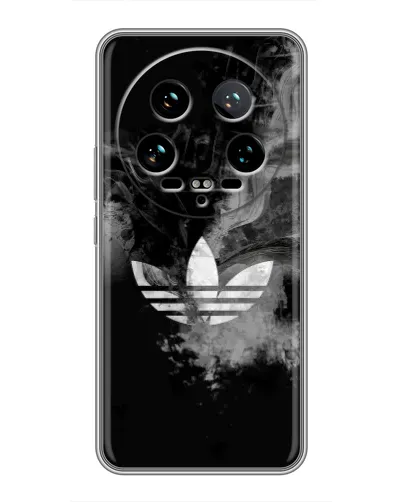 Чехол для Xiaomi 14 Ultra с картинкой «Абстрактный дым Adidas»