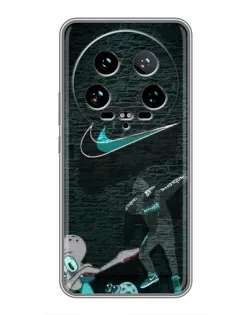 Чехол для Xiaomi 14 Ultra с картинкой «Спортивный арт Nike»