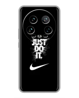 Чехол для Xiaomi 14 Ultra с картинкой «Текстовый принт Nike»