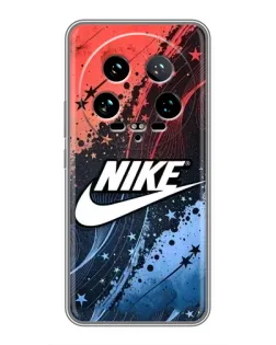 Чехол для Xiaomi 14 Ultra с картинкой «Градиентный принт Найк»