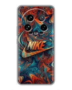Чехол для Xiaomi 14 Ultra с картинкой «Nike в абстракции»