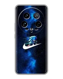 Чехол для Xiaomi 14 Ultra с картинкой «Звездный путь Nike»