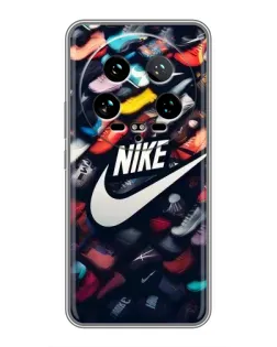 Чехол для Xiaomi 14 Ultra с картинкой «Коллекция кроссовок Nike»