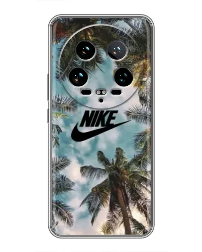Чехол для Xiaomi 14 Ultra с картинкой «Тропический принт Nike» Чехол для Xiaomi 14 Ultra с картинкой «Тропический принт Nike»