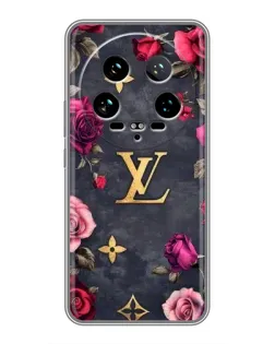 Чехол для Xiaomi 14 Ultra с картинкой «Цветочный Louis Vuitton»