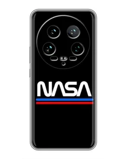 Чехол для Xiaomi 14 Ultra с картинкой «NASA — классика Red Blue» Чехол для Xiaomi 14 Ultra с картинкой «NASA — классика Red Blue»