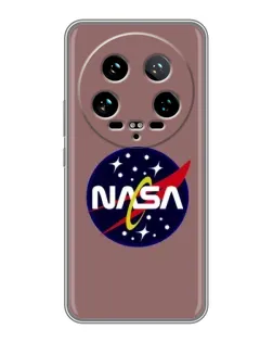 Чехол для Xiaomi 14 Ultra с картинкой «NASA — ретро космос» Чехол для Xiaomi 14 Ultra с картинкой «NASA — ретро космос»