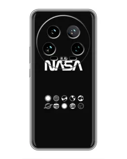 Чехол для Xiaomi 14 Ultra с картинкой «NASA — технический принт» Чехол для Xiaomi 14 Ultra с картинкой «NASA — технический принт»