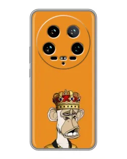 Чехол для Xiaomi 14 Ultra с картинкой «Золотая обезьяна Bored Ape» Чехол для Xiaomi 14 Ultra с картинкой «Золотая обезьяна Bored Ape»