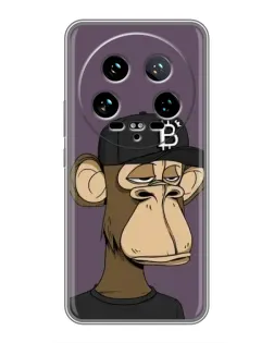Чехол для Xiaomi 14 Ultra с картинкой «Bored Ape в кепке»
