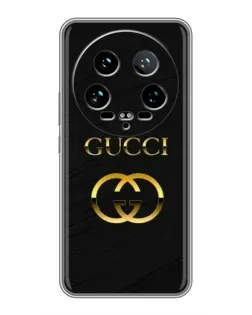 Чехол для Xiaomi 14 Ultra с картинкой «Золотой логотип Gucci» Чехол для Xiaomi 14 Ultra с картинкой «Золотой логотип Gucci»