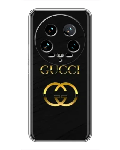 Чехол для Xiaomi 14 Ultra с картинкой «Золотой логотип Gucci» Чехол для Xiaomi 14 Ultra с картинкой «Золотой логотип Gucci»