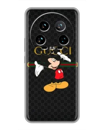 Чехол для Xiaomi 14 Ultra с картинкой «Микки Маус Gucci» Чехол для Xiaomi 14 Ultra с картинкой «Микки Маус Gucci»