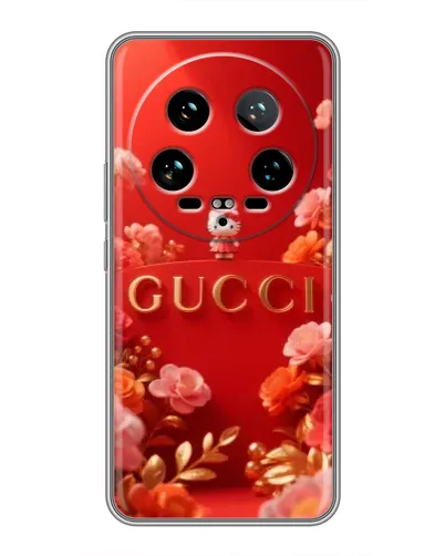 Чехол для Xiaomi 14 Ultra с картинкой «Gucci — золотой сад» Чехол для Xiaomi 14 Ultra с картинкой «Gucci — золотой сад»