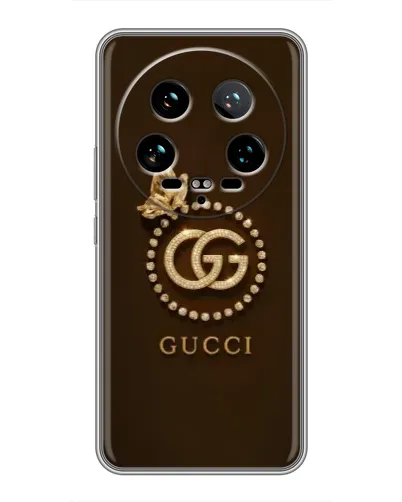 Чехол для Xiaomi 14 Ultra с картинкой «Gucci — золотая бабочка» Чехол для Xiaomi 14 Ultra с картинкой «Gucci — золотая бабочка»