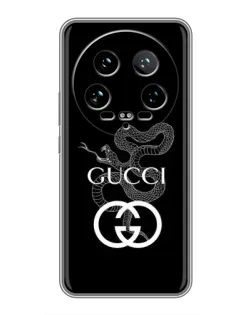 Чехол для Xiaomi 14 Ultra с картинкой «Gucci — серебряная змея» Чехол для Xiaomi 14 Ultra с картинкой «Gucci — серебряная змея»