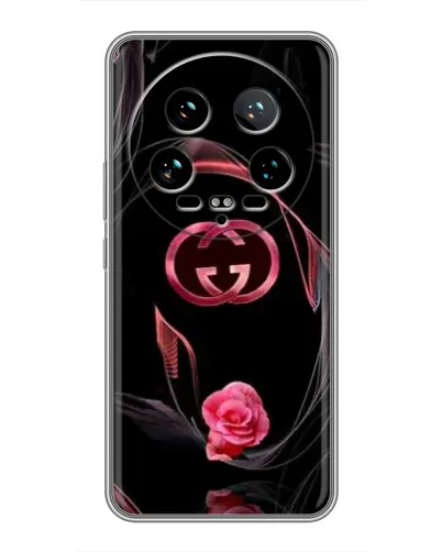 Чехол для Xiaomi 14 Ultra с картинкой «Gucci — неоновая роза» Чехол для Xiaomi 14 Ultra с картинкой «Gucci — неоновая роза»
