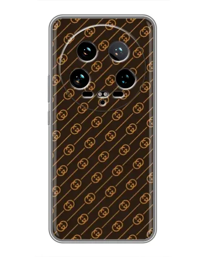 Чехол для Xiaomi 14 Ultra с картинкой «Gucci — золотые диагонали» Чехол для Xiaomi 14 Ultra с картинкой «Gucci — золотые диагонали»