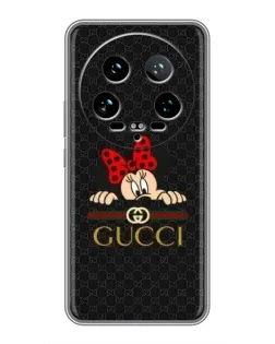 Чехол для Xiaomi 14 Ultra с картинкой «Минни Маус Gucci — черный» Чехол для Xiaomi 14 Ultra с картинкой «Минни Маус Gucci — черный»