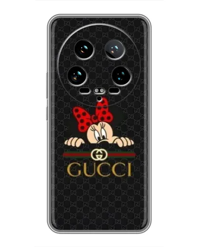Чехол для Xiaomi 14 Ultra с картинкой «Минни Маус Gucci — черный» Чехол для Xiaomi 14 Ultra с картинкой «Минни Маус Gucci — черный»