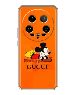 Чехол для Xiaomi 14 Ultra с картинкой «Микки Маус Gucci — оранж» Чехол для Xiaomi 14 Ultra с картинкой «Микки Маус Gucci — оранж»