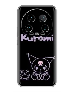 Чехол для Xiaomi 14 Ultra с картинкой «Kuromi — черный минимализм» Чехол для Xiaomi 14 Ultra с картинкой «Kuromi — черный минимализм»