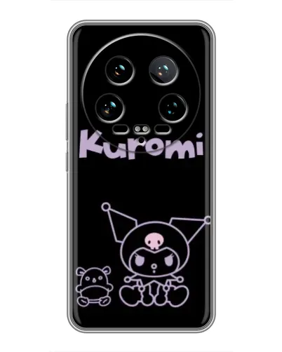 Чехол для Xiaomi 14 Ultra с картинкой «Kuromi — черный минимализм» Чехол для Xiaomi 14 Ultra с картинкой «Kuromi — черный минимализм»