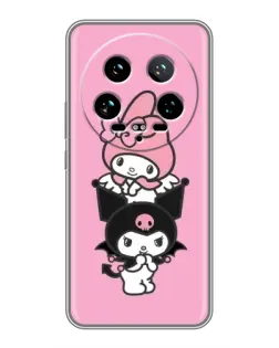 Чехол для Xiaomi 14 Ultra с картинкой «My Melody и Kuromi» Чехол для Xiaomi 14 Ultra с картинкой «My Melody и Kuromi»