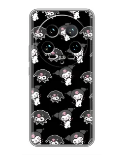 Чехол для Xiaomi 14 Ultra с картинкой «Черный паттерн Kuromi» Чехол для Xiaomi 14 Ultra с картинкой «Черный паттерн Kuromi»