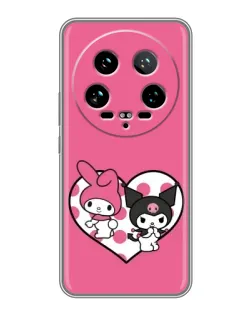 Чехол для Xiaomi 14 Ultra с картинкой «Kuromi и My Melody» Чехол для Xiaomi 14 Ultra с картинкой «Kuromi и My Melody»