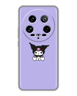 Чехол для Xiaomi 14 Ultra с картинкой «Kuromi — фиолетовый минимализм» Чехол для Xiaomi 14 Ultra с картинкой «Kuromi — фиолетовый минимализм»