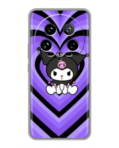 Чехол для Xiaomi 14 Ultra с картинкой «Kuromi и фиолетовые сердца» Чехол для Xiaomi 14 Ultra с картинкой «Kuromi и фиолетовые сердца»