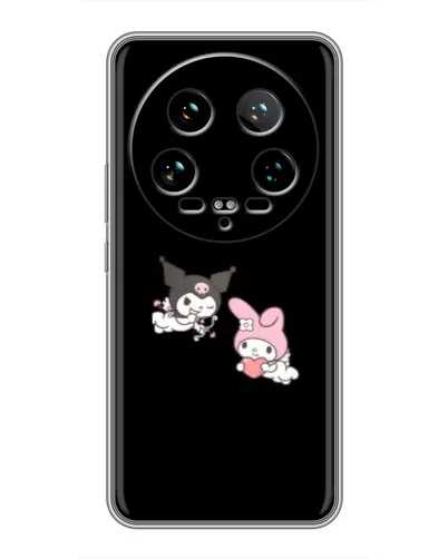 Чехол для Xiaomi 14 Ultra с картинкой «My Melody и Kuromi» Чехол для Xiaomi 14 Ultra с картинкой «My Melody и Kuromi»