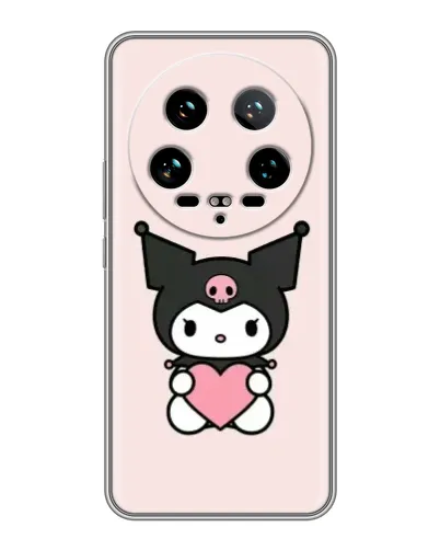 Чехол для Xiaomi 14 Ultra с картинкой «Kuromi и сердце» Чехол для Xiaomi 14 Ultra с картинкой «Kuromi и сердце»