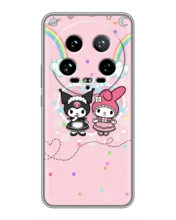 Чехол для Xiaomi 14 Ultra с картинкой «My Melody и Kuromi» Чехол для Xiaomi 14 Ultra с картинкой «My Melody и Kuromi»