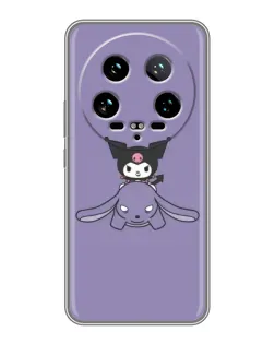 Чехол для Xiaomi 14 Ultra с картинкой «Kuromi на лиловом фоне» Чехол для Xiaomi 14 Ultra с картинкой «Kuromi на лиловом фоне»