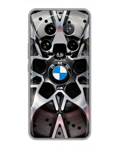 Чехол для Xiaomi 14 Ultra с картинкой «BMW — деталь диска» Чехол для Xiaomi 14 Ultra с картинкой «BMW — деталь диска»