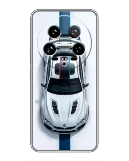 Чехол для Xiaomi 14 Ultra с картинкой «Вид сверху — BMW M» Чехол для Xiaomi 14 Ultra с картинкой «Вид сверху — BMW M»